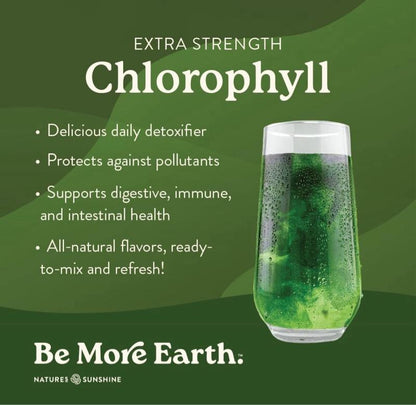 Nature's Sunshine Chlorophyll Stick Packs: Lime Twist. Your Daily Detox- Reduce Bloat, Control Odor, Clear Skin, Boost Energy, Support Digestion Nutrition Healthcare