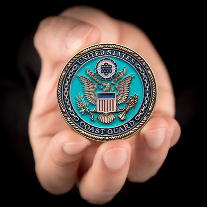 Coast Guard - Thank You For Your Service Coin