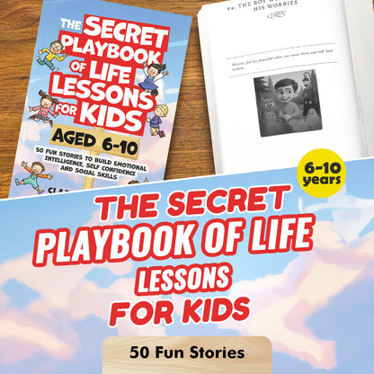 Claire Monroe The Secret Playbook of Life Lessons for Kids Ages 6-10 | 50 Fun Social & Emotional Learning Stories