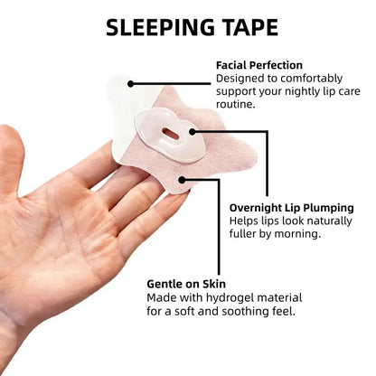 GJFTP Mouth Tape - Hydrating & Moisturizing Mouth Tape For Sleep - Collagen & Hyaluronic Acid Plumping Mouth Tape - 30 Pcs One Month Supply