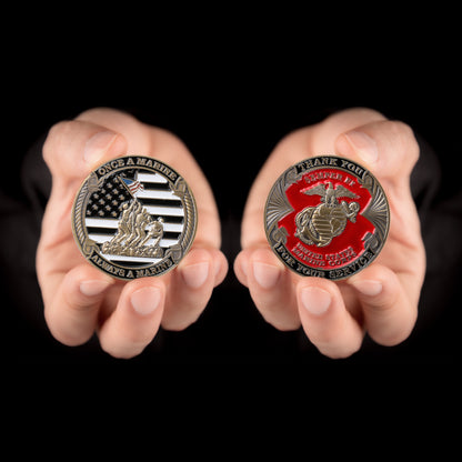 US Marine - Thank You For Your Service Coin