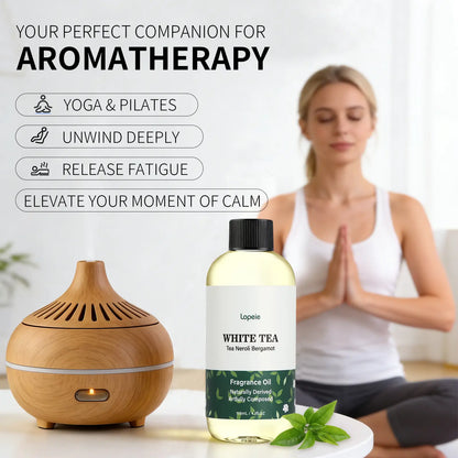 Lopeie Hotel Diffuser Oil Refill Inspired by The Westin Hotel - 118ml 4.1 fl oz - Aromatherapy Essential Oil-White Tea, Neroli & Bergamot – Ideal for Ultrasonic and Waterless Diffusers Pleasant Fragrant
