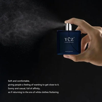 YCZ Perfumes Midnight Marine Eau De Parfum - Unisex 50ml Ocean Fresh Scent Premium Aromatic Woody Fragrance for Him & Her—XDX
