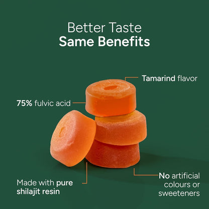 ROOT LABS 10-in-1 Alpha Shilajit Gummies | 4000 mg Pure Himalayan Shilajit with Tongkat Ali & Maca Root | Shilajit for Men & Women | ShilAbsorb Bioavailability Tech | Sugar-Free, Vegan | 60 Gummies