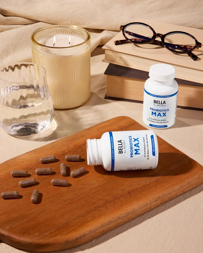 Bella All Natural Probiotics MAX Day - 8 Probiotics Strains - 60 Capsules