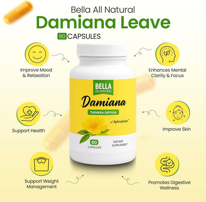 Bella All Natural Damiana Leaves