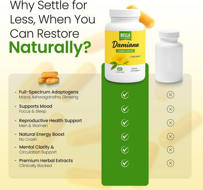 Bella All Natural Damiana Leaves