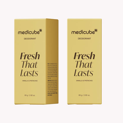 medicube Kojic Acid & Turmeric Aluminum-Free Deodorant | Vanilla & Pistachio Perfumed Stick, All-Day Odor Protection for Women & Men | Underarm Brightening Care | Korean Skincare, 2.92 oz.