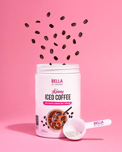 Bella All Natural Skinny Iced Coffee - Good Taste 500 Grams 17.637 Ounce