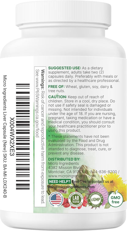 Liver Advanced+, 240 Veggie Capsules | 20-in-1 Complex with Milk Thistle, Dandelion, NAD, NAC, ALA, TUDCA, Glutathione, Artichoke, Turmeric, & Astragalus | Non-GMO, Gluten Free