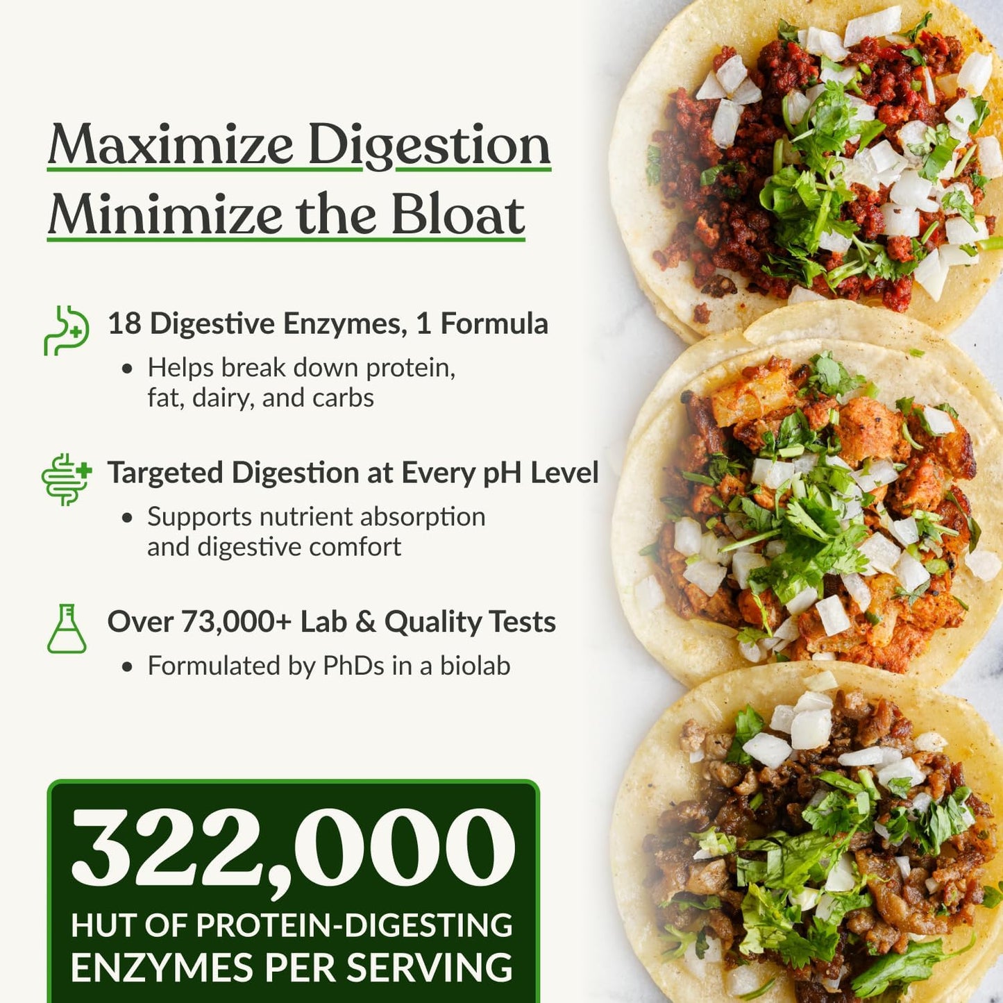 BIOptimizers MassZymes - Complete Digestive Enzymes Supplement for Gut Health - BRelief for Men and Women - Lipase Amylase Bromelain Digestive Enzymes (30 Capsules)