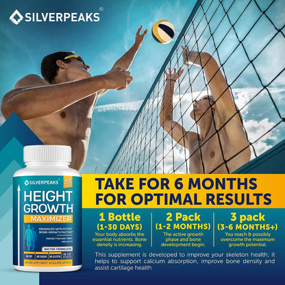 Pslalae Growth Capsules - Natural Height Increaser -120 Capsules