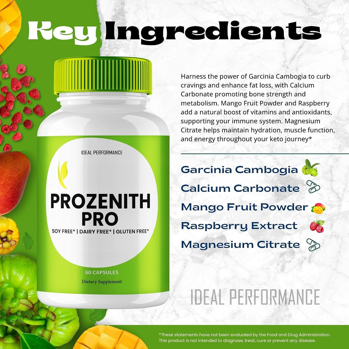 Prozenith Capsules Pink Salt, Official Prozenith Pills Pro Supplement Overall Health Support, All Natural Keto Capsule to Sustain Active Lifestyle & Fitness Goals, ProzenithPro Reviews (1 Pack)