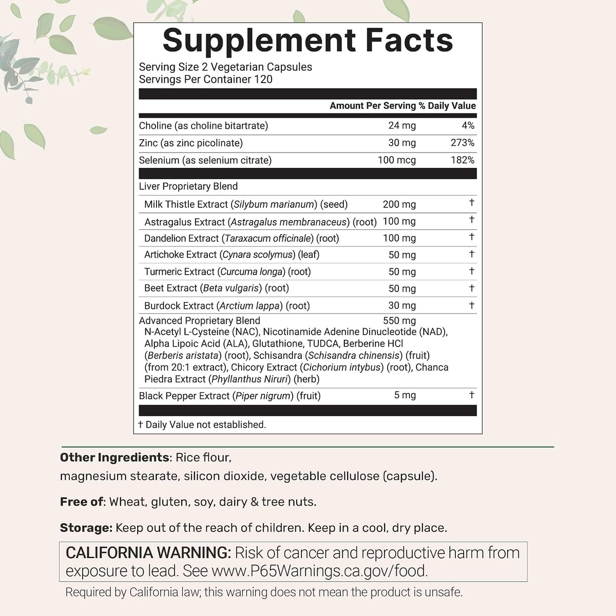 Liver Advanced+, 240 Veggie Capsules | 20-in-1 Complex with Milk Thistle, Dandelion, NAD, NAC, ALA, TUDCA, Glutathione, Artichoke, Turmeric, & Astragalus | Non-GMO, Gluten Free