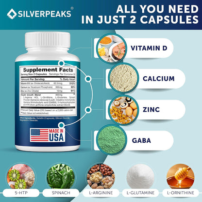 Pslalae Growth Capsules - Natural Height Increaser -120 Capsules