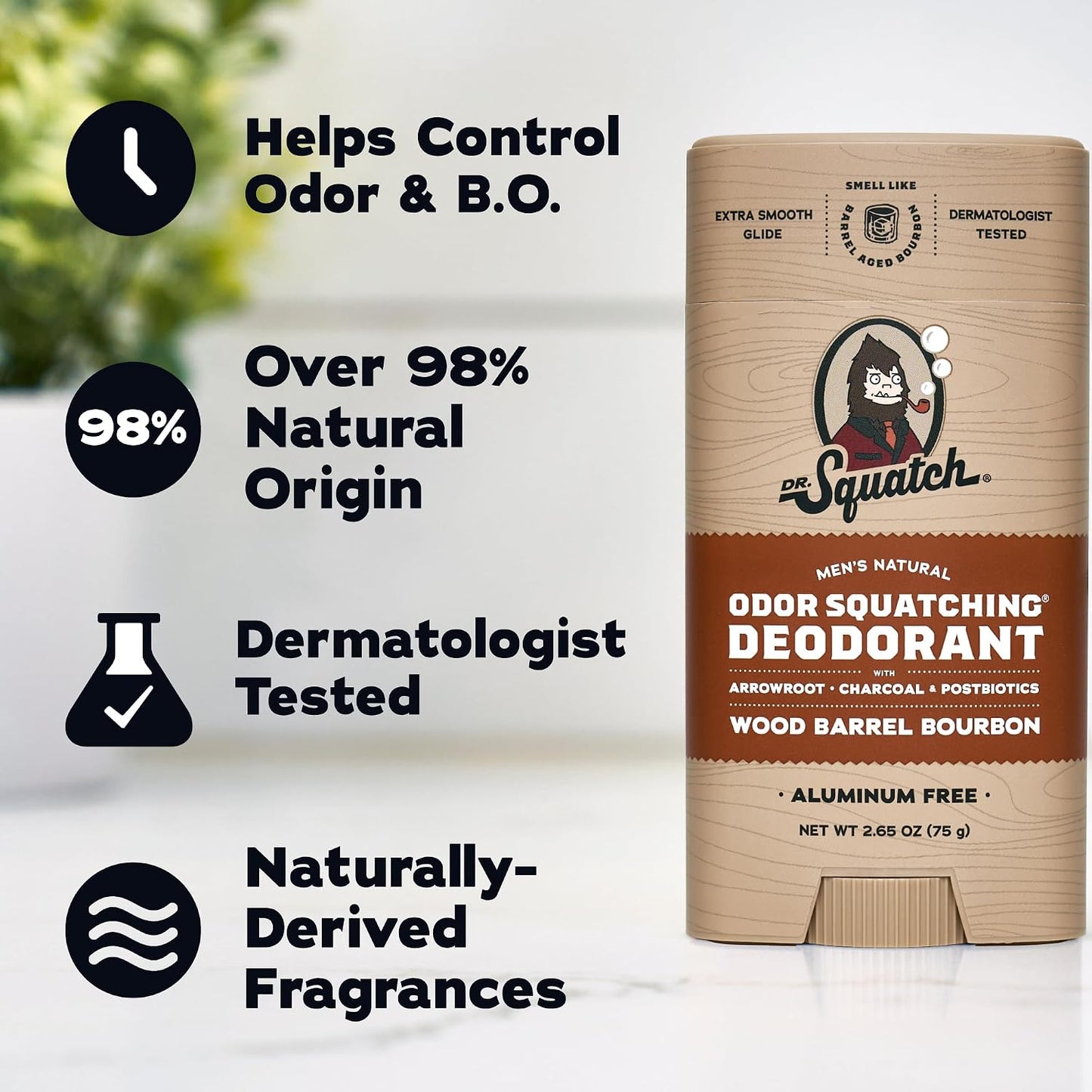 Dr. Squatch Glide & Go Set - Deodorant Flask - Gifts for Men
