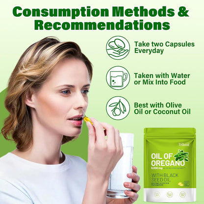 Oil of Oregano and Black Seed Oil Softgels 300
