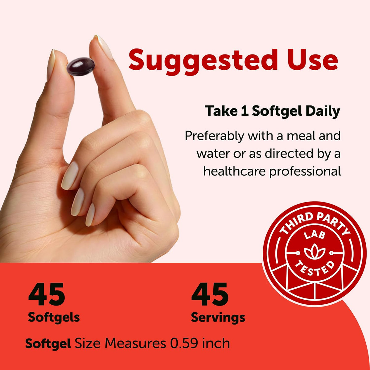 Micro Ingredients Astaxanthin 12mg Per Serving with MCT Oil, 45 Softgels