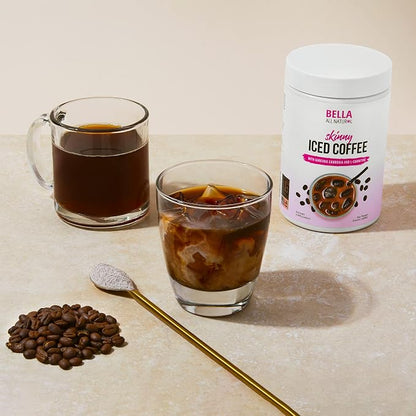 Bella All Natural Skinny Iced Coffee - Good Taste 500 Grams 17.637 Ounce