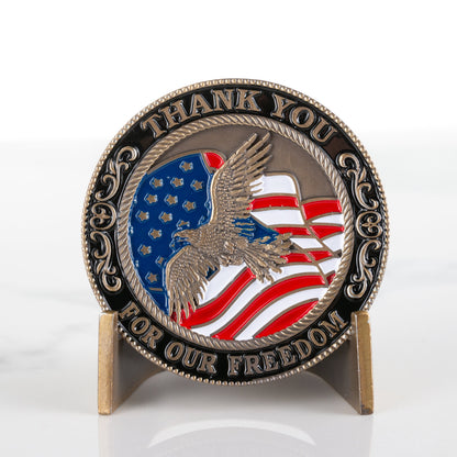 Thank You For Our Freedom Coin
