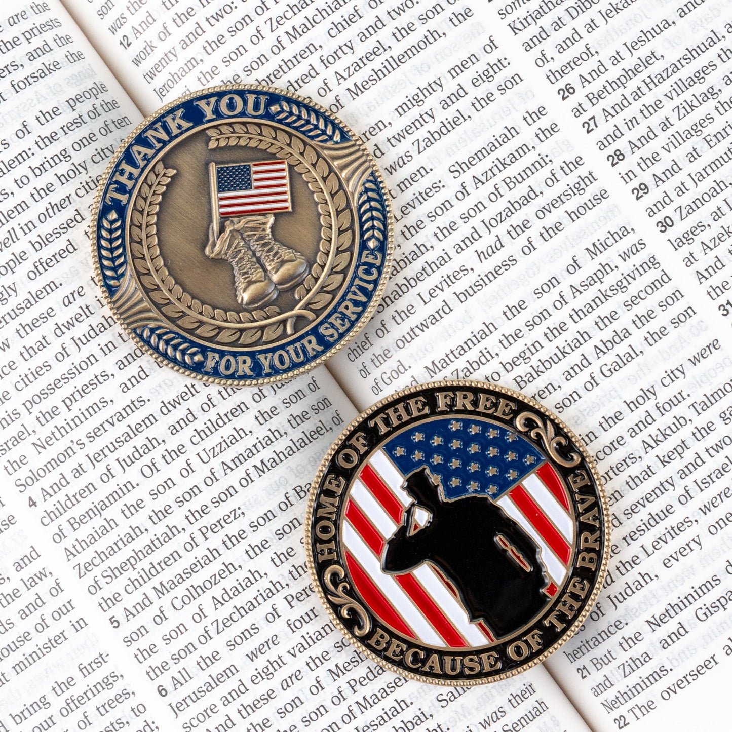 Home of the Free - Thank You For Your Service Coin