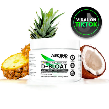 D-BLOAT Daily Debloat Powder - 30 Servings - Natural Bloating Relief & Water Retention Support - Dietary Supplement