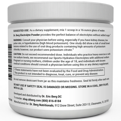 Electrolyte Powder with 1000 mg of Potassium with Magnesium