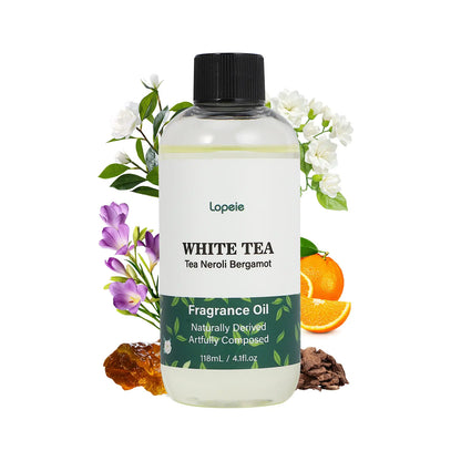 Lopeie Hotel Diffuser Oil Refill Inspired by The Westin Hotel - 118ml 4.1 fl oz - Aromatherapy Essential Oil-White Tea, Neroli & Bergamot – Ideal for Ultrasonic and Waterless Diffusers Pleasant Fragrant