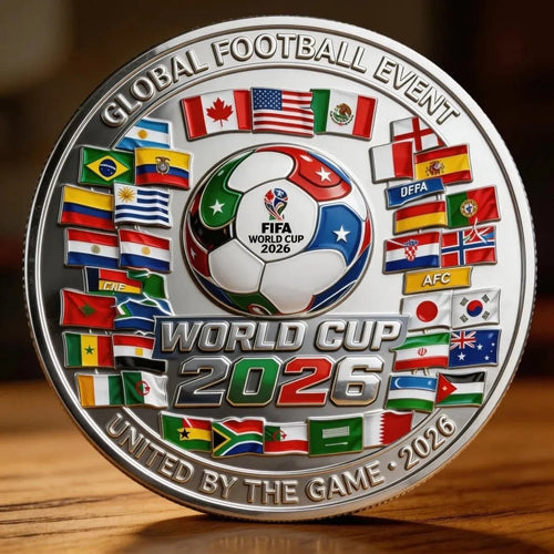 🏆 Flash Sale: 60% OFF ⚽ World Cup 2026 Commemorative Coin