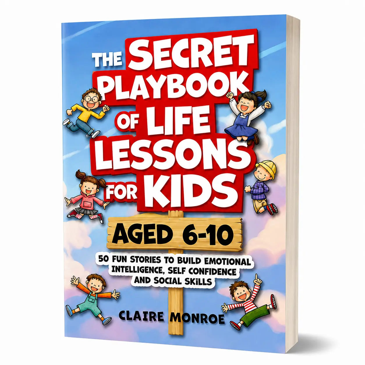 Claire Monroe The Secret Playbook of Life Lessons for Kids Ages 6-10 | 50 Fun Social & Emotional Learning Stories