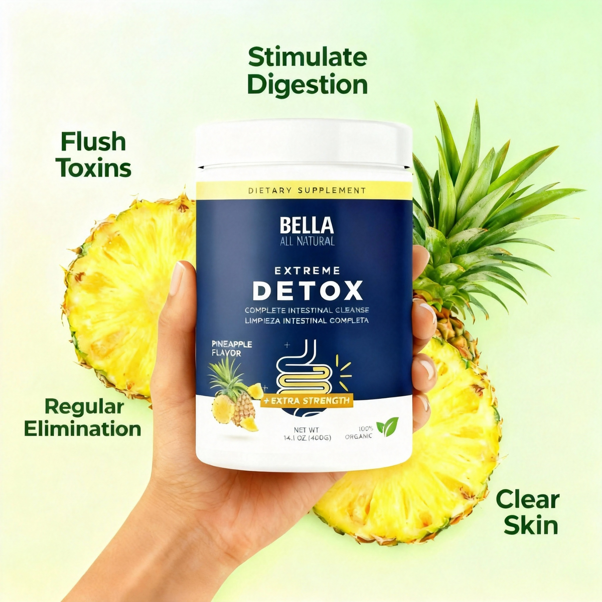 Extreme Detox Powder (Pineapple) – Sleep Balance, Detox & Skin Radiance