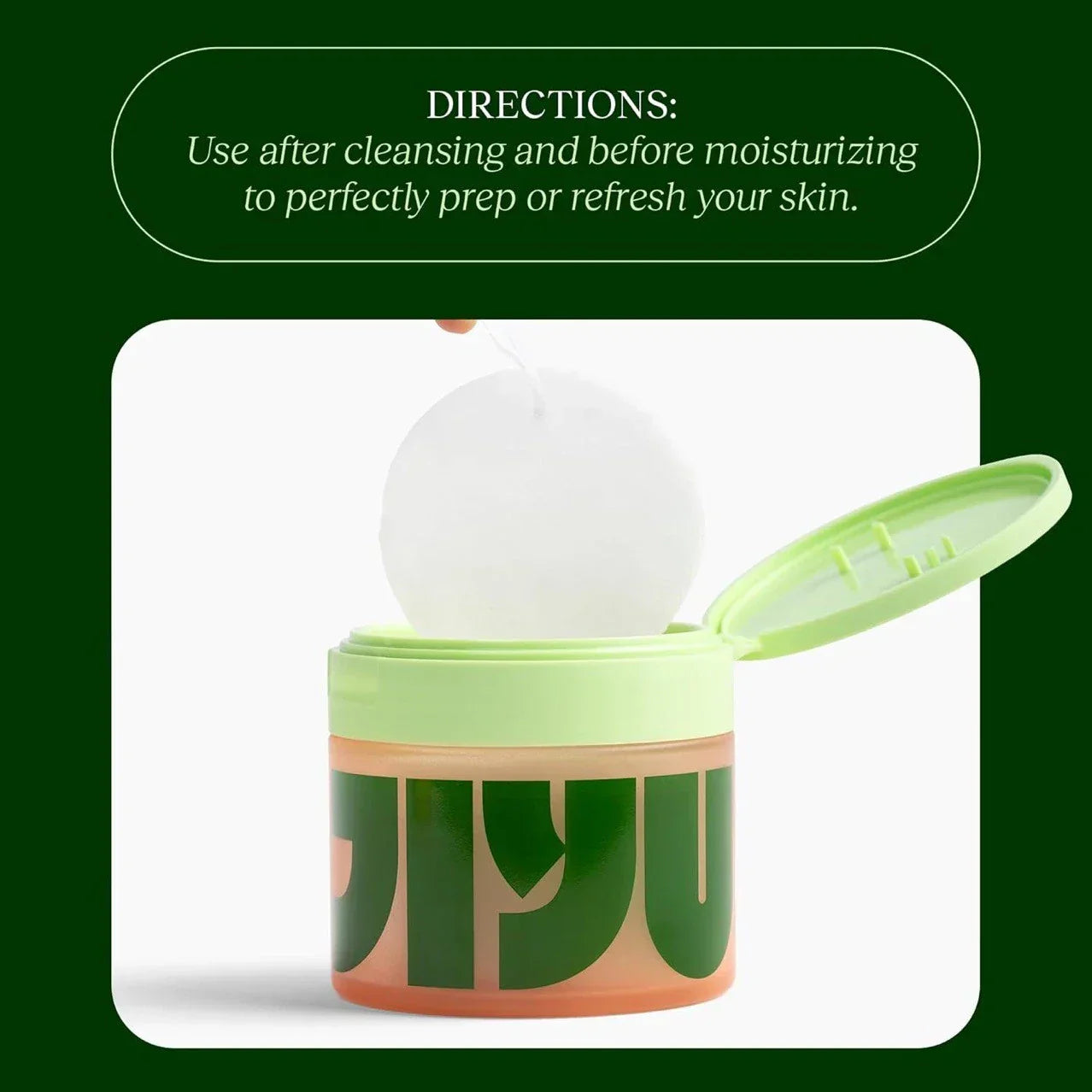 Jiyu Korean Skincare Anti-Aging Pads, Dark Spot & Wrinkle Minimizing Toner Pads-Shop