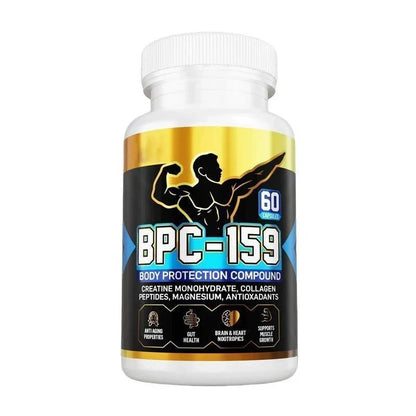 LUXRY Peptide Capsules with Creatine, Collagen & Magnesium, Gluten Free, 60ct