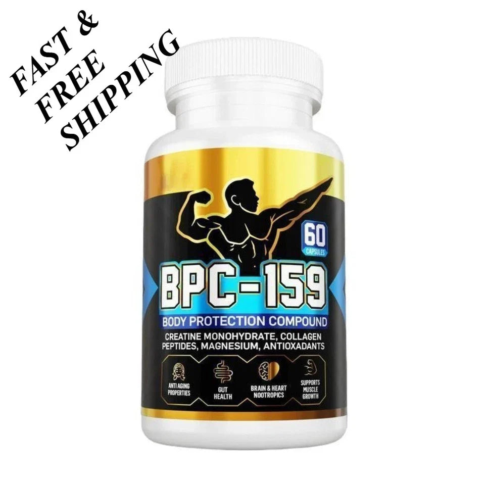 LUXRY Peptide Capsules with Creatine, Collagen & Magnesium, Gluten Free, 60ct