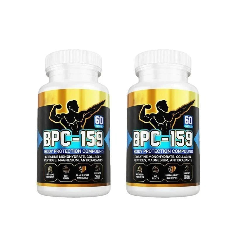 LUXRY Peptide Capsules with Creatine, Collagen & Magnesium, Gluten Free, 60ct