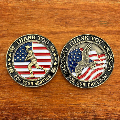 Thank You For Our Freedom Coin